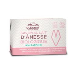 Organische Seife,  Eselsmilch & Shea, unparfümiert - 100g - Oléanat