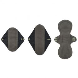 Serviettes hygiéniques lavables à base de Bambou - Flux Moyens - Bambaw