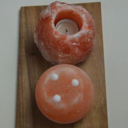 Himalaya-Salzkristall-Kerzenhalter, 1kg - ZEN'Arôme