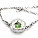Bracelet d'Aromathérapie en inox, CUP CAKE - ZEN'Arôme