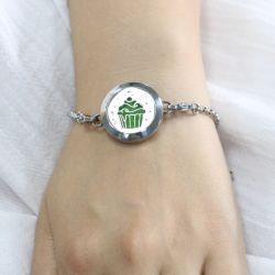 Bracelet d'Aromathérapie en inox, CUP CAKE - ZEN'Arôme