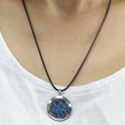 Collier d'Aromathérapie en inox, BE HAPPY - ZEN'Arôme