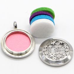 Bracciale in acciaio inossidabile per aromaterapia, BE HAPPY - ZEN'Arôme