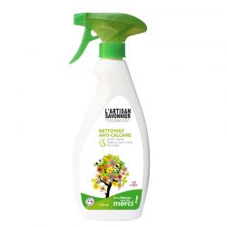 Spray anticalcaire BIO concentré, détartre et fait briller - 500ml - L'Artisan Savonnier