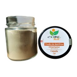 Dentifricio in polvere naturale - Cannella - 70g - Curenat