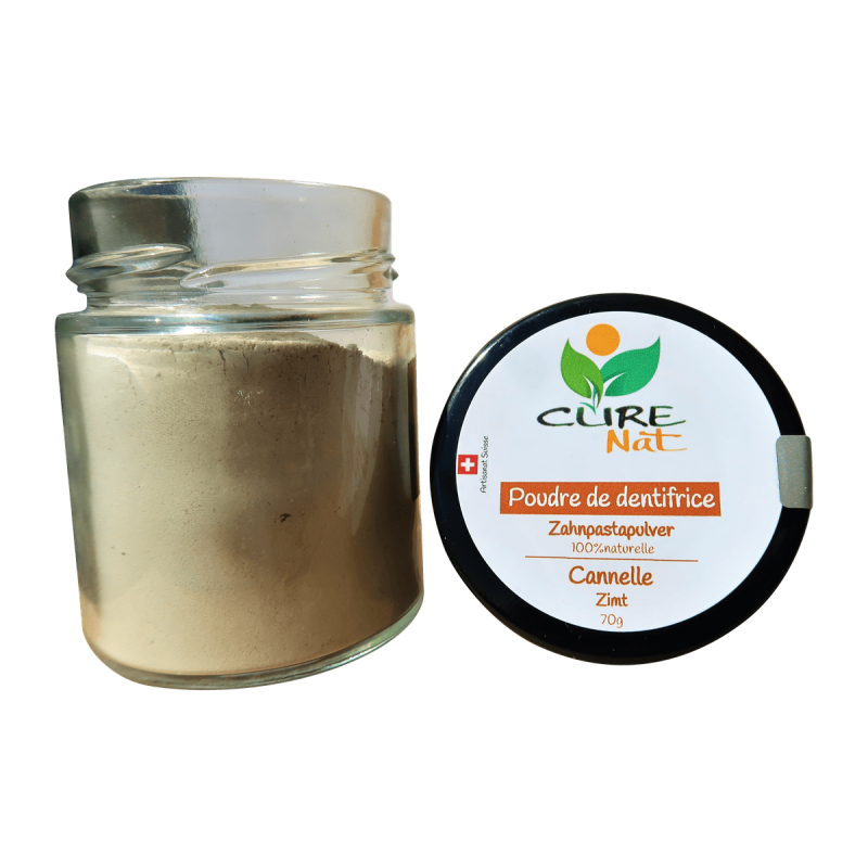 Natürliches Zahnpastapulver - Zimt - 70g - Curenat