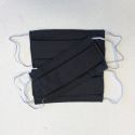 Lot de 3 masques d'hygiène adultes, haute protection, 100% coton Bio (catégorie 1), Anthracite - NéoBulle