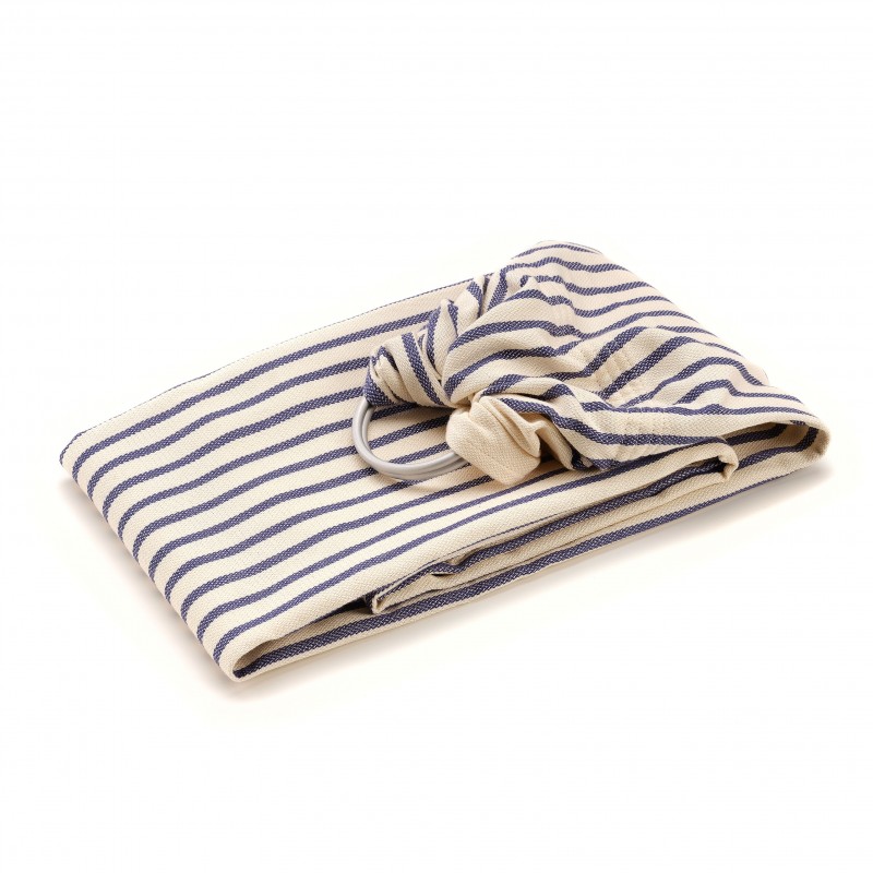 Écharpe de portage bébé en coton BIO sans nœud -  My SLING rayé , Malo - NéoBulle