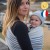 Écharpe de portage bébé en coton BIO sans nœud -  My SLING rayé , Malo - NéoBulle
