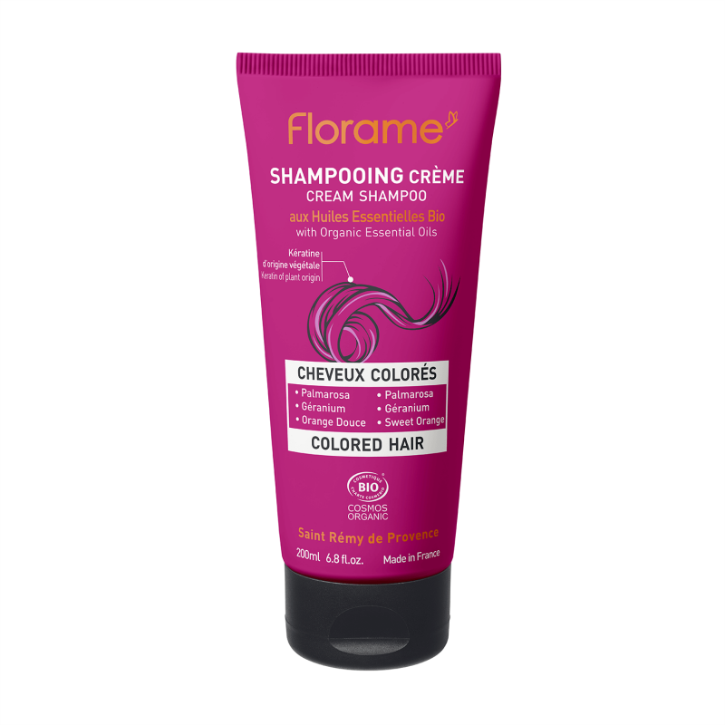 Bio-Creme-Shampoo für gefärbtes Haar - 200ml - Florame