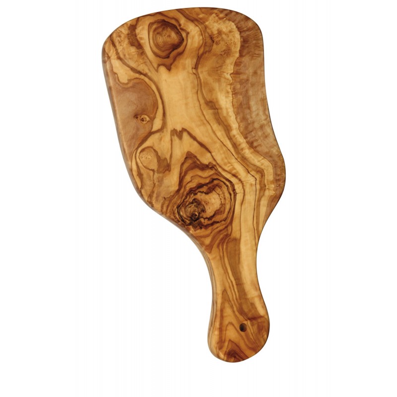 Geöltes Olivenholzbrett mit Griff - 34x16cm - Ah Table