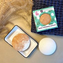 Peelingkiesel aus natürlichem Ton - Lamazuna