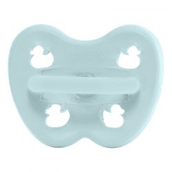 Ciucci per bambini 100% gomma naturale - Ortodontico "Baby blue", da 0 a 3 mesi - Hevea