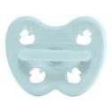 Ciucci per bambini 100% gomma naturale - Ortodontico "Baby blue", da 0 a 3 mesi - Hevea