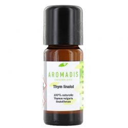 Olio essenziale, Timo Linalolo (100% naturale e Biologico) - 10ml - Aromadis