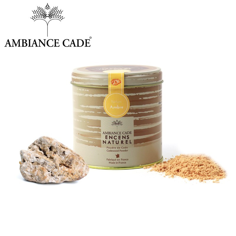 Poudre de Bois de Cade, Ambre (Encens naturel) - 90gr - Ambiance Cade