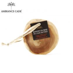 Rondin de bois de Cade sauvage - Ambiance Cade
