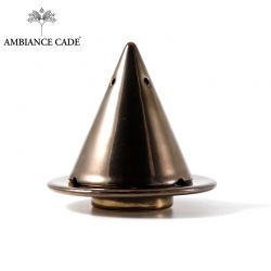 Merlin-Lampe zum Verbrennen von Kade-Holz, Metall-Effekt - Ambiance Cade