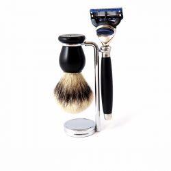 Supporto per rasoio e pennello da barba in acciaio inossidabile - Gentleman Barbier