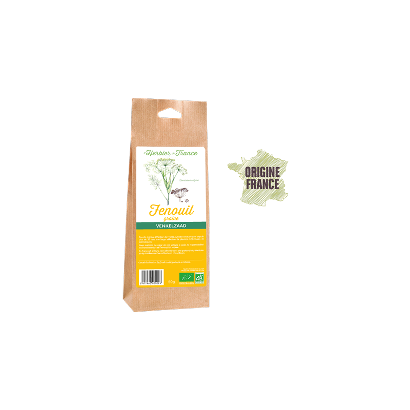 Graines de Fenouil BIO - 50g - L'Herbier de France