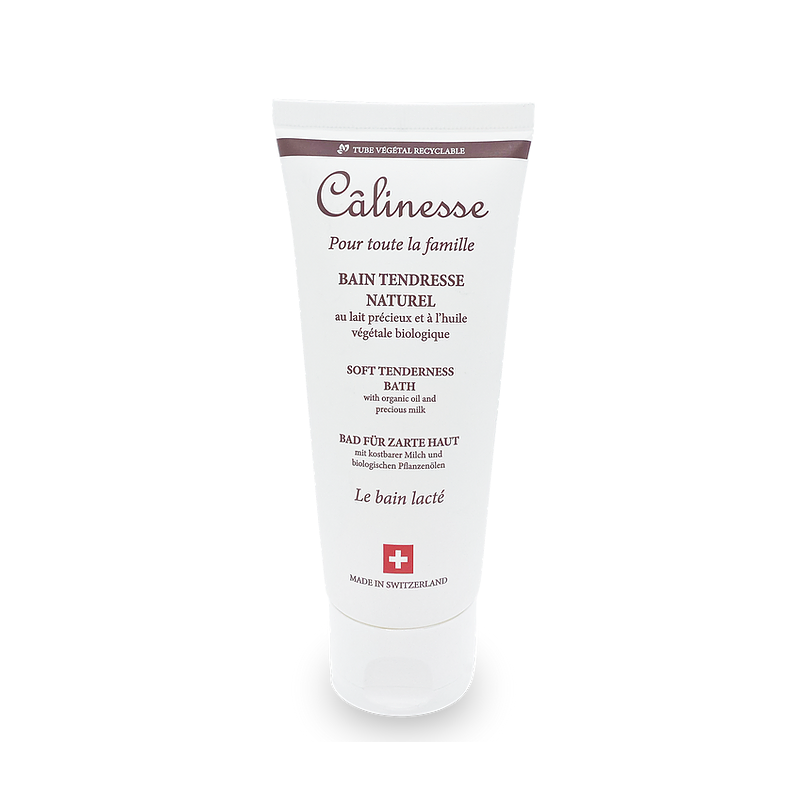 Il bagno di tenerezza naturale, con latte prezioso e olio vegetale - 100ml - Câlinesse