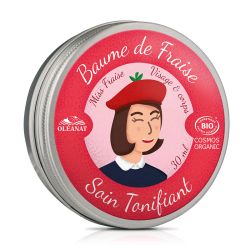 Beurre de Fraise BIO, Tonifiant - Visage et corps - 30ml - Oléanat