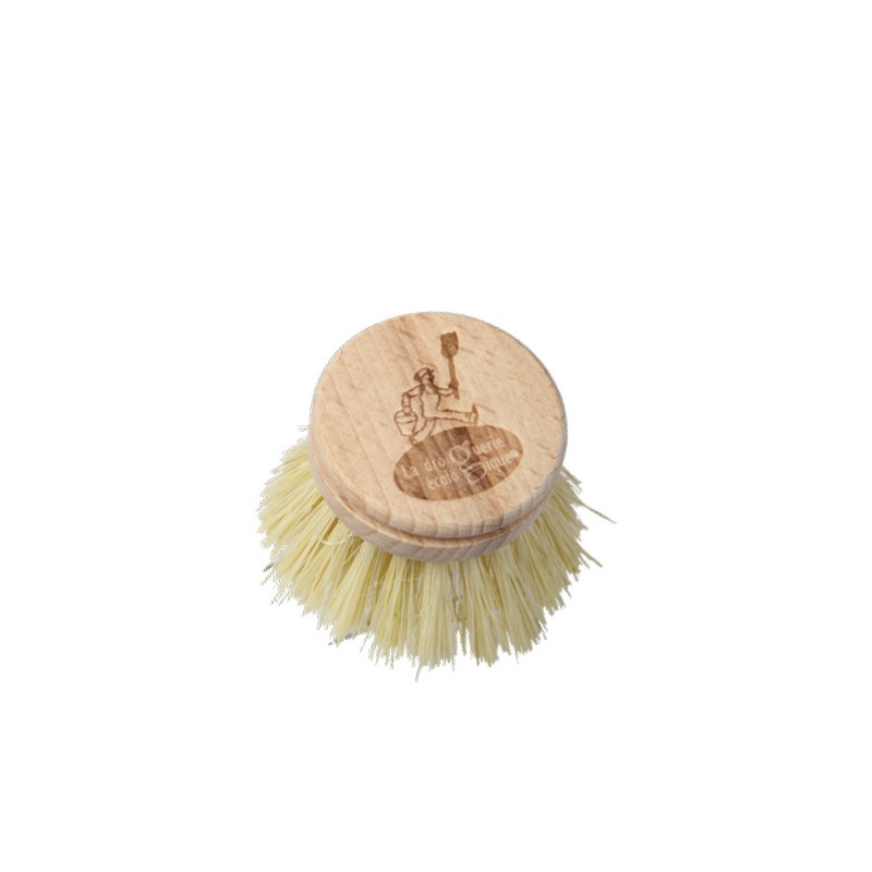 Brosse Vaisselle Recharge (sans manche) en matière 100% naturel à l'ancienne - Ecodis
