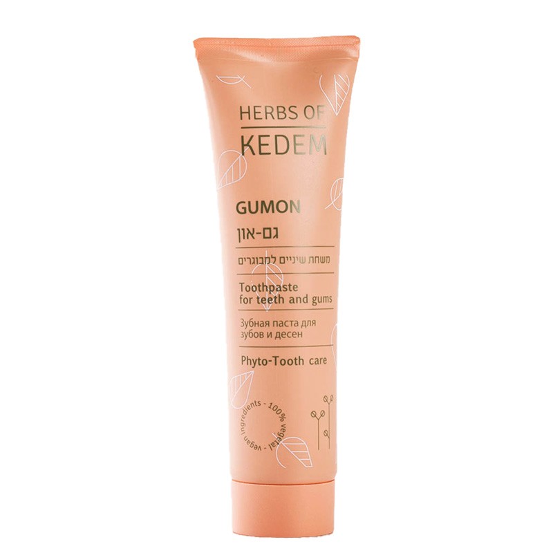 Dentifricio per gengive sensibili all'elicriso e alle erbe - 100ml - Herbs of Kedem