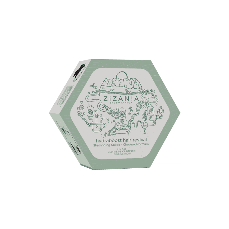 Shampoo solido svizzero - Hydraboost Hair Revival - 100g - Zizan!a