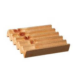 Porte- savon est fabriqué à la main en bois d'Arolle - 9x7cm - Zizan!a